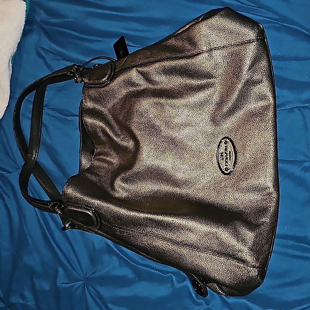COACH metallic bag